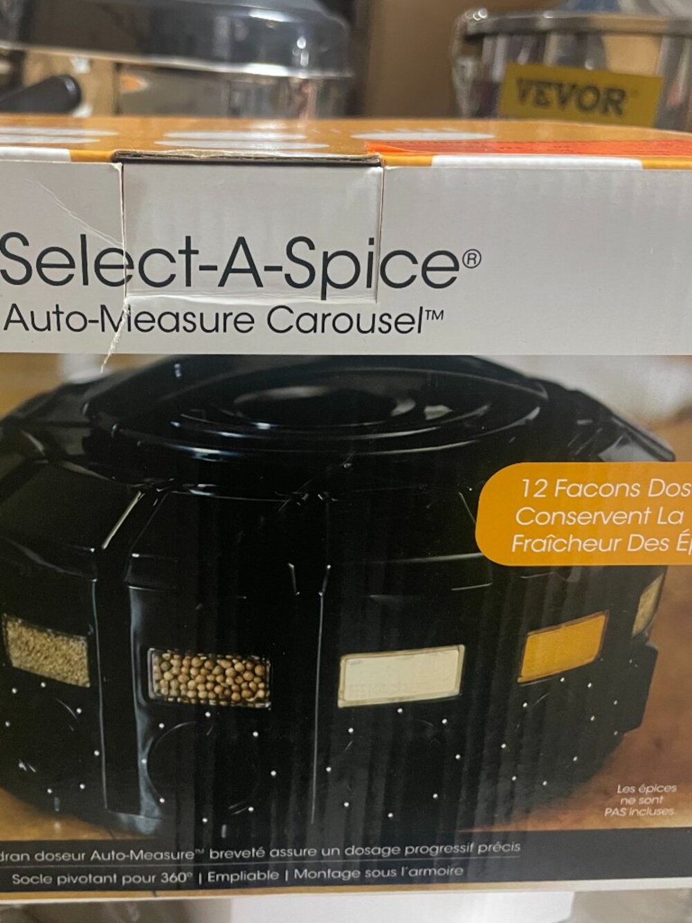Black Select A Spice Pro Carousel